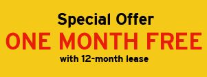Special Offier One Month Free With 12 Month Lease